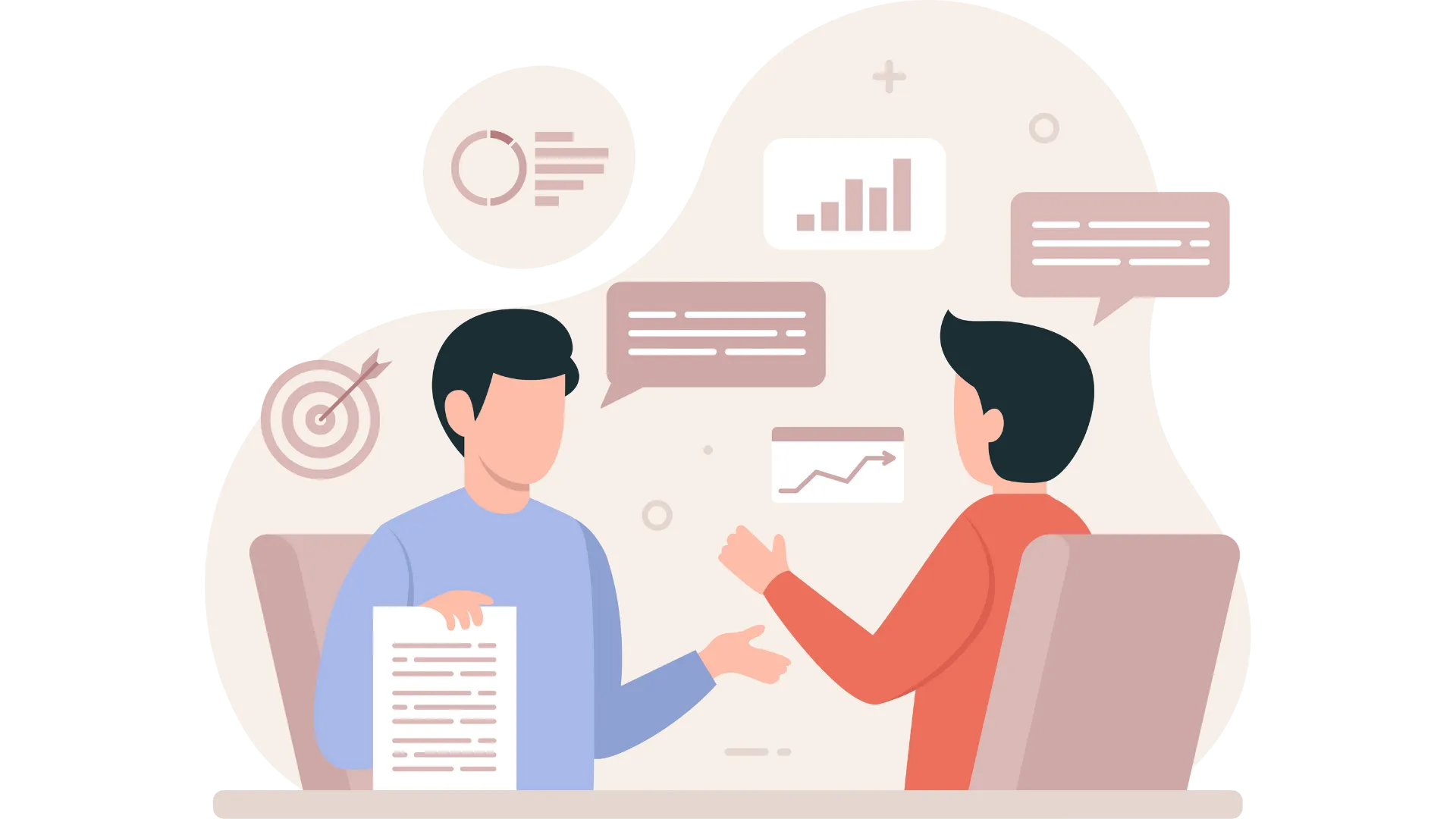 seo set up people talking